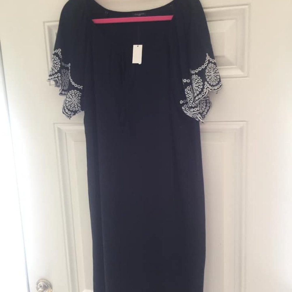 Talbots cotton knit dress